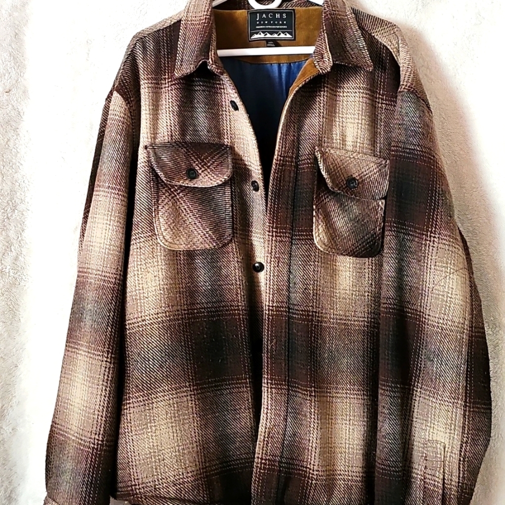 Jachs Brown Lightweight Shirt Jacket Versatile